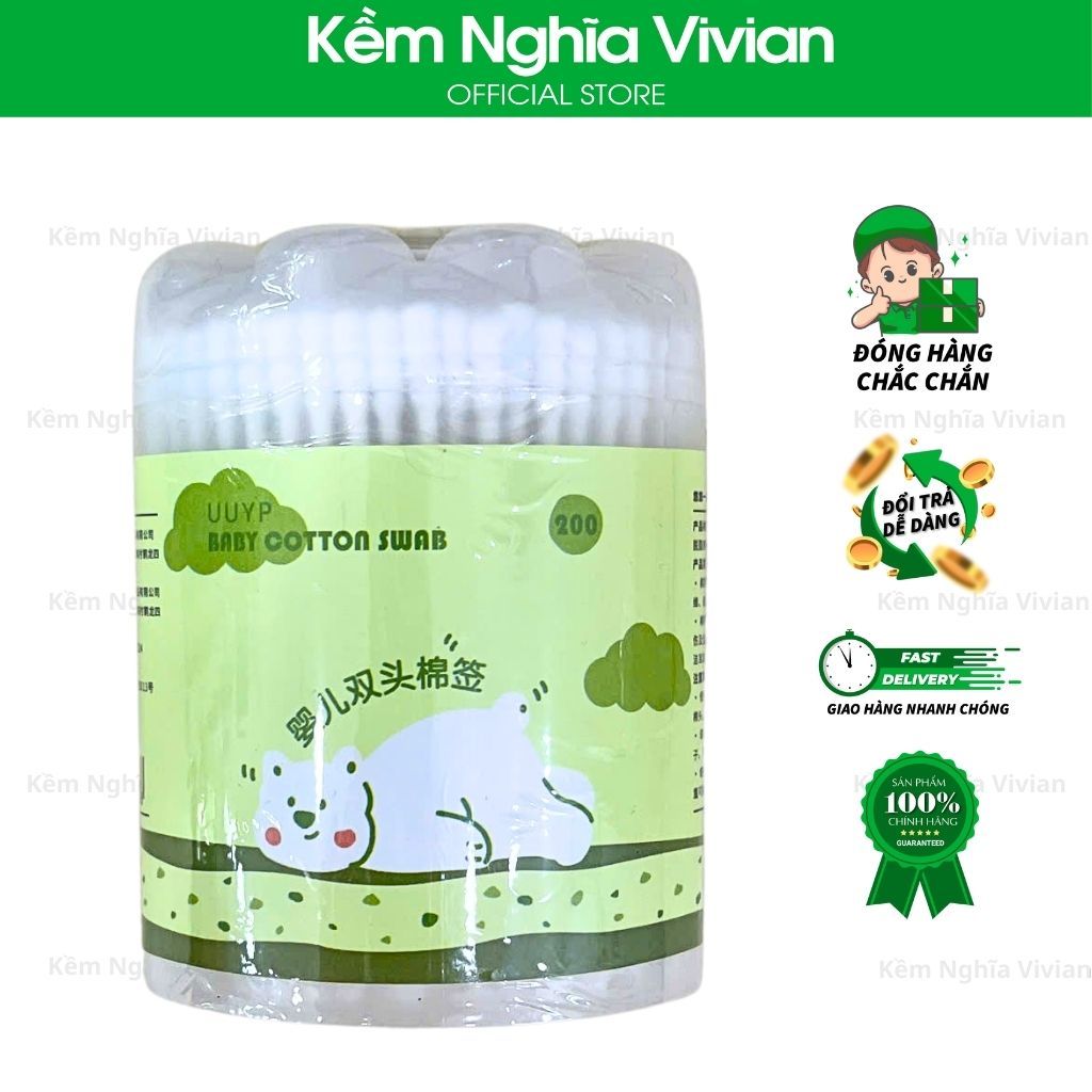 Tăm Bông YP-D87 Chân Mèo (200 que)