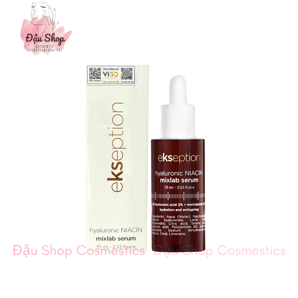 Tinh Chất Ekseption Hyaluronic Niacin Mixlab Serum 75mL