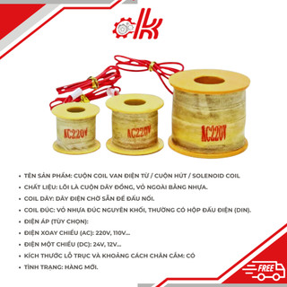 Coil van điện từ - Coil dây UW UD