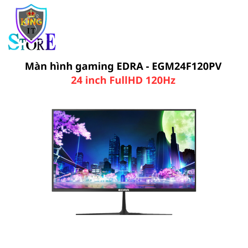 Màn hình máy tính hiệu EDRA EGM24F120PV (24 inch/ 120Hz/ FullHD ) - hàng chính hãng
