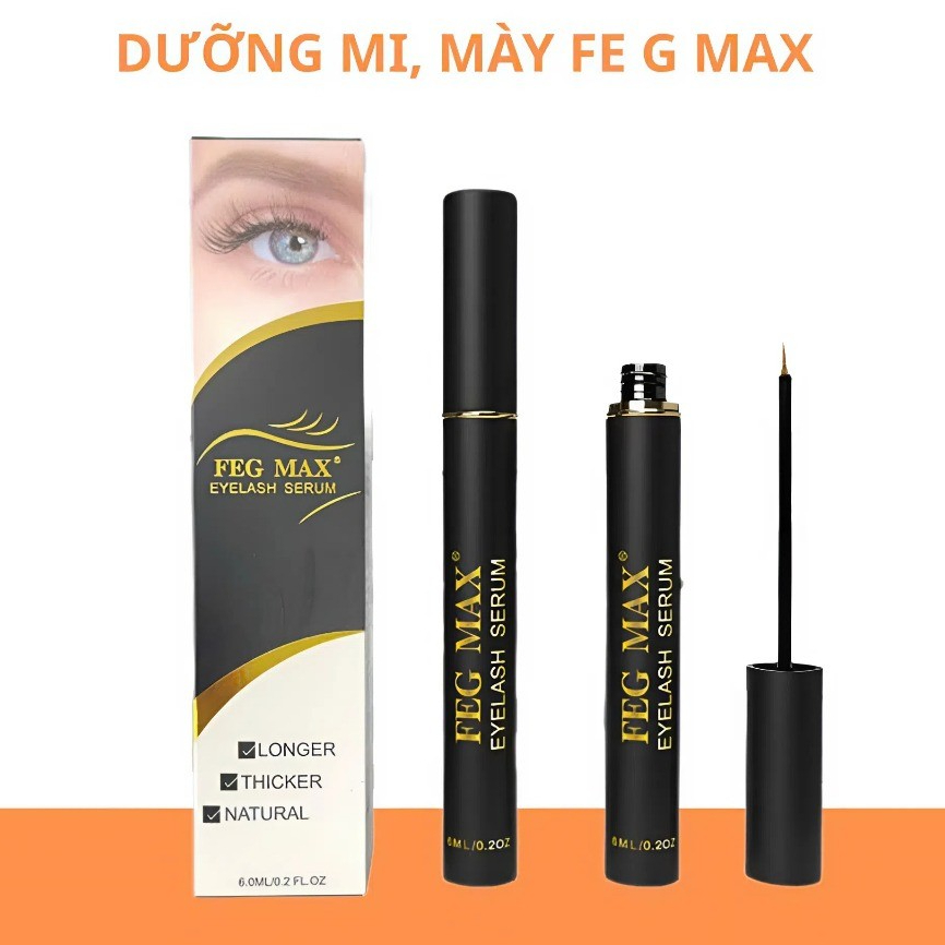 Dưỡng mi FEG Max Serum phiển bản cải tiến, hiệu quả hơn gấp 5 lần 6ML
