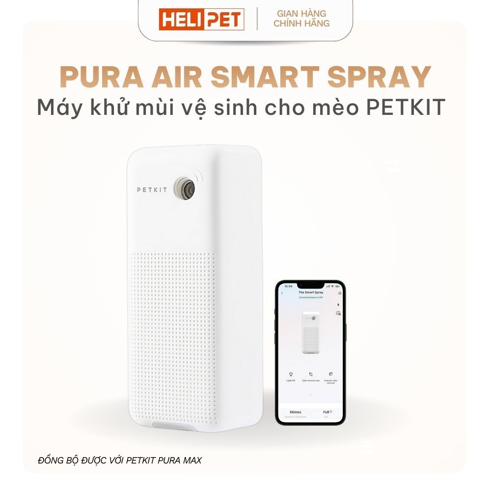 Máy Khử Mùi Vệ Sinh Cho Mèo PETKIT PURA AIR SMART SPRAY