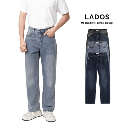 Quần Jeans nam Wash màu cao cấp form suông LADOS-24199 Chất jean Đanh Đứng Form, hàng chính hãng