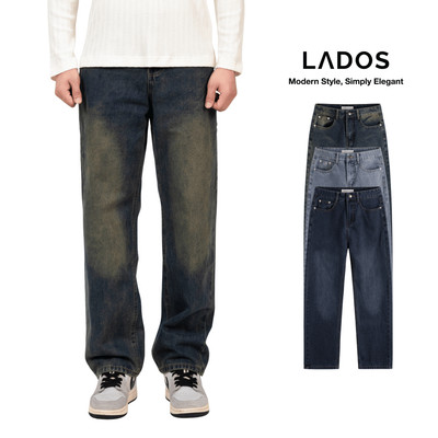 Quần Jean Nam Ống Suông Younger Casual LADOS-44199 Chất Jean Cao Cấp Đứng Form, Wash Màu trẻ trung