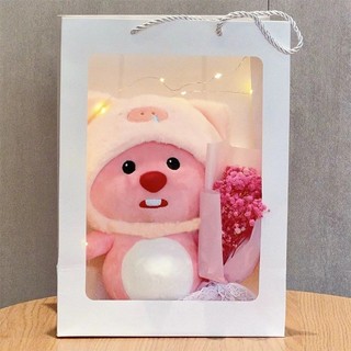 [Top Value] Set quà tặng sinh nhật, Valentine, Noel Loopy cho nam và nữ có gấu bông losto ngày lễ