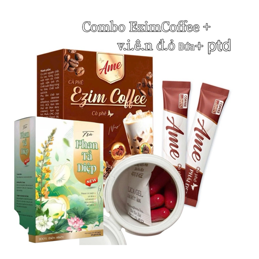 (NEW VIP) COMBO CẤP TỐC COFFEE EZIM 3 SẢN PHẨM
