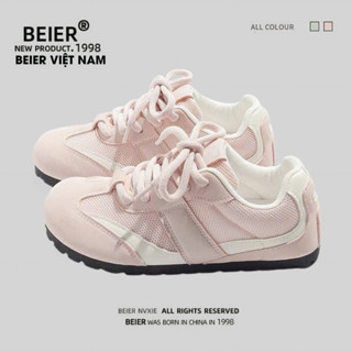 BEIER Chính Hãng Auth Giày beier thể thao, giày sneaker beier hồng baby, be thoải mái êm chân shop giày beier 3501