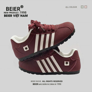 BEIER Auth Chính Hãng Giày thể thao beier giày sneaker beier đỏ đậm, trắng, be thoải mái êm chân shop giày 3515 beier