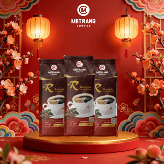 Cà phê Bột Robusta Mê Trang - Cà phê đậm vị truyền thống 500g - Hương vị mạnh mẽ thơm nồng