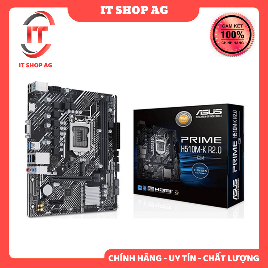 Mainboard ASUS PRIME H510M-K R2.0 Chính hãng phân phối