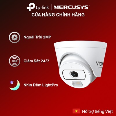 Camera An Ninh Ngoài Trời TP-Link VIGI EasyCam C420 | Full-Color, Tích Hợp AI và LightPro Night Vision