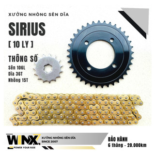 NHÔNG SÊN DĨA SIRIUS VÀNG