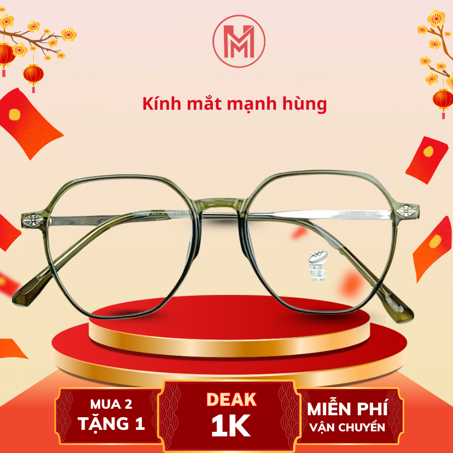 Gọng Kính Cận Unisex Vuông Bo TEEN 85012 – Gọng Nhựa Acetate Nhẹ Mặt