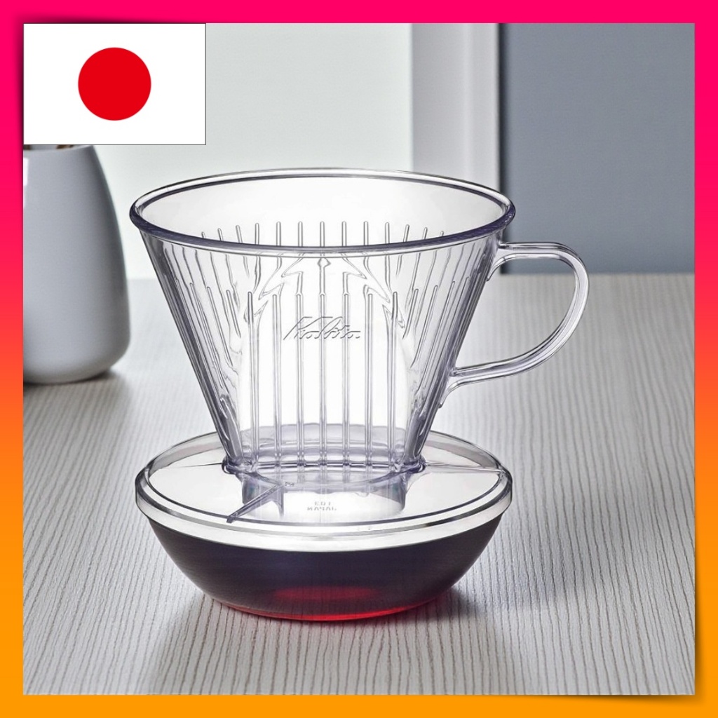 Kalita 103FT Coffee Dripper 3 Hole Fast Extraction Clear Plastic 4–7 Cups