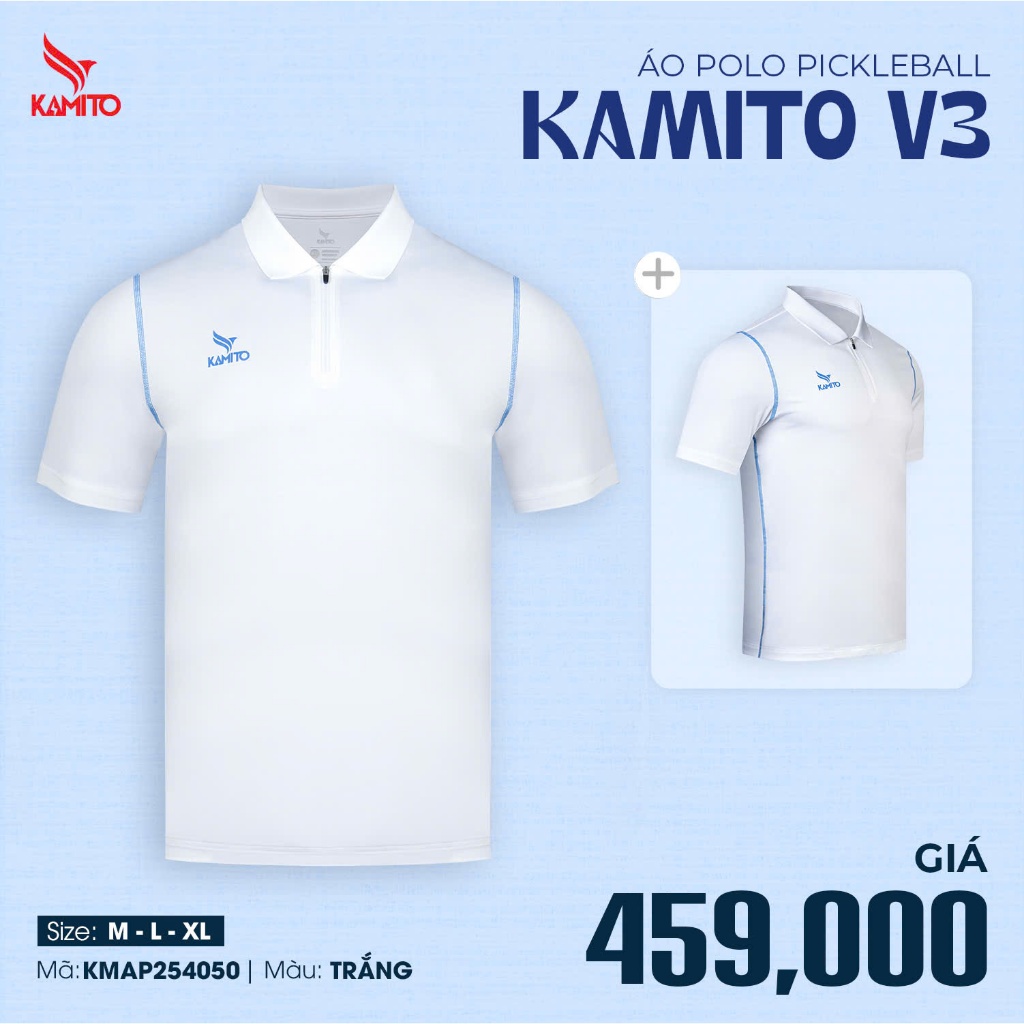 Áo Polo Pickleball Kamito V3
