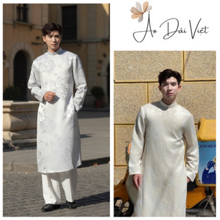 [Áo Dài Nam - Tết 2026] Áo Dài Cách Tân Nam TRÚC LÂM Vải Gấm Có Đệm Cầu Vai Cứng Phom - Áo Dài Việt
