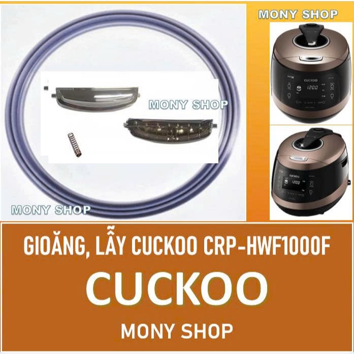 Gioăng + lẫy nồi cơm điện Cuckoo CRP-HWF1000F, HWF1000F + Lò xo lẫy
