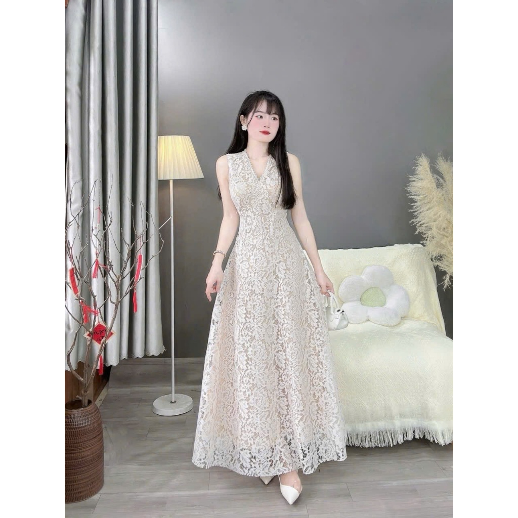 đầm xinh amy váy xinh dự tiệc phối tơ lưới, set bộ áo ren 2 dây mix chân váy lưới dáng dài cho các n