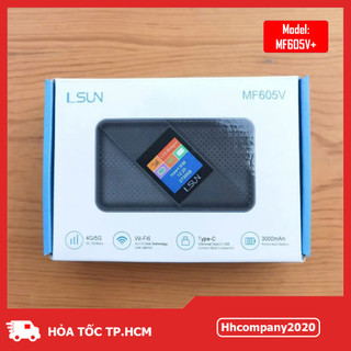 Router WiFi 4G Di Động LSUN MF605V – 150Mbps – Pin 3000mAh – Màn Hình LCD – 10 Thiết Bị – SIM 3G/4G