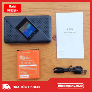 Router WiFi 4G Di Động LSUN MF605V – 150Mbps – Pin 3000mAh – Màn Hình LCD – 10 Thiết Bị – SIM 3G/4G