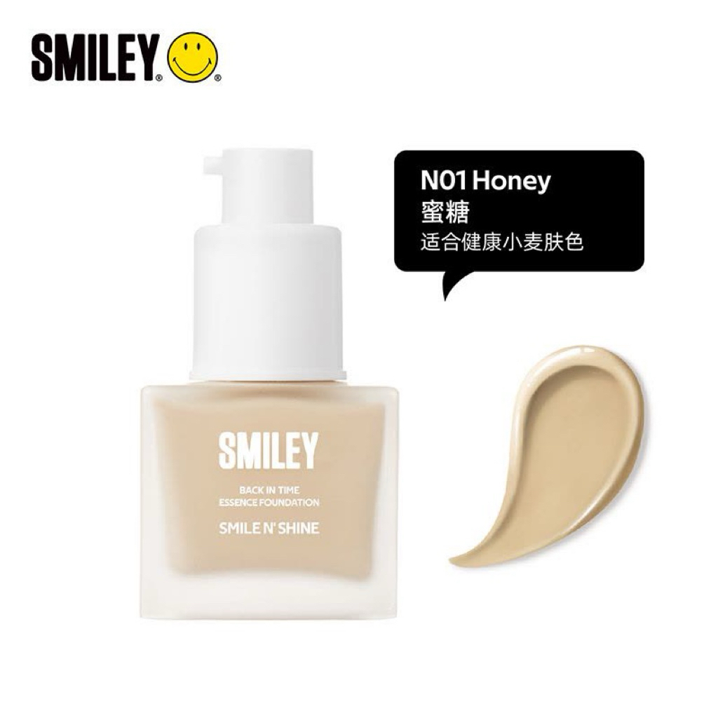Kem nền Smiley Essence Foundation kem nền dạng lỏng chứa tinh chất dưỡng da