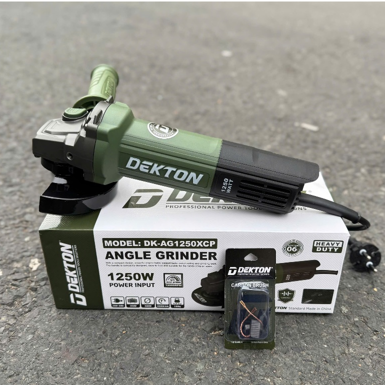 MÁY MÀI TAY NGẮN CÔNG TẮC ĐUÔI - CÔNG SUẤT 1250W  DK-AG1250XCP DEKTON GIÁ TỐT