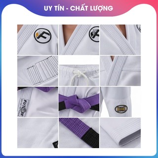Bộ Võ Phục GI BJJ Cao Cấp 001, Vải Dày Bền Chắc, Thiết Kế Tối Giản, Phù Hợp Tập Luyện Và Thi Đấu
