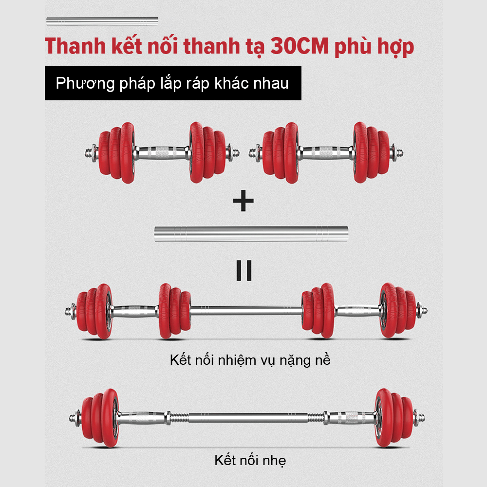 Tạ tập tay barbell dumbell - Newtech Sport - Tăng cơ bắp