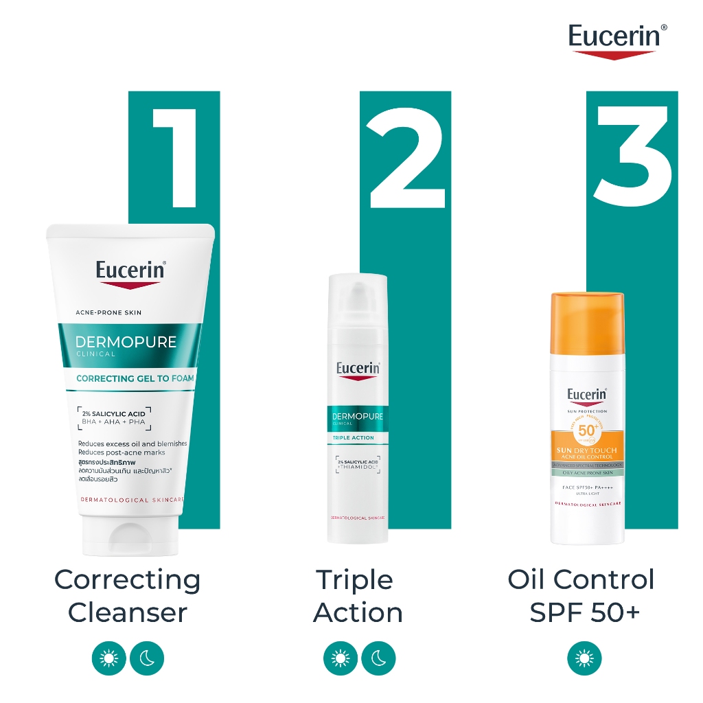 Gel rửa mặt cho da mụn Eucerin® DermoPure Clinical Correcting Gel To Foam 75ml | BigBuy360 - bigbuy360.vn