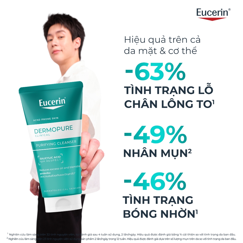 Gel rửa mặt Eucerin® DermoPure Clinical Purifying Cleanser 75ml | BigBuy360 - bigbuy360.vn