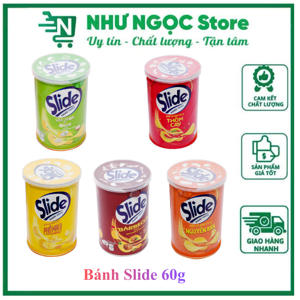 Bánh Snack khoai tây Slide