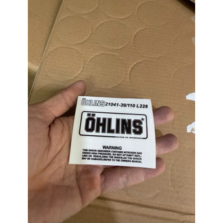 Tem Dán Phuộc Ohlins Bình Dầu