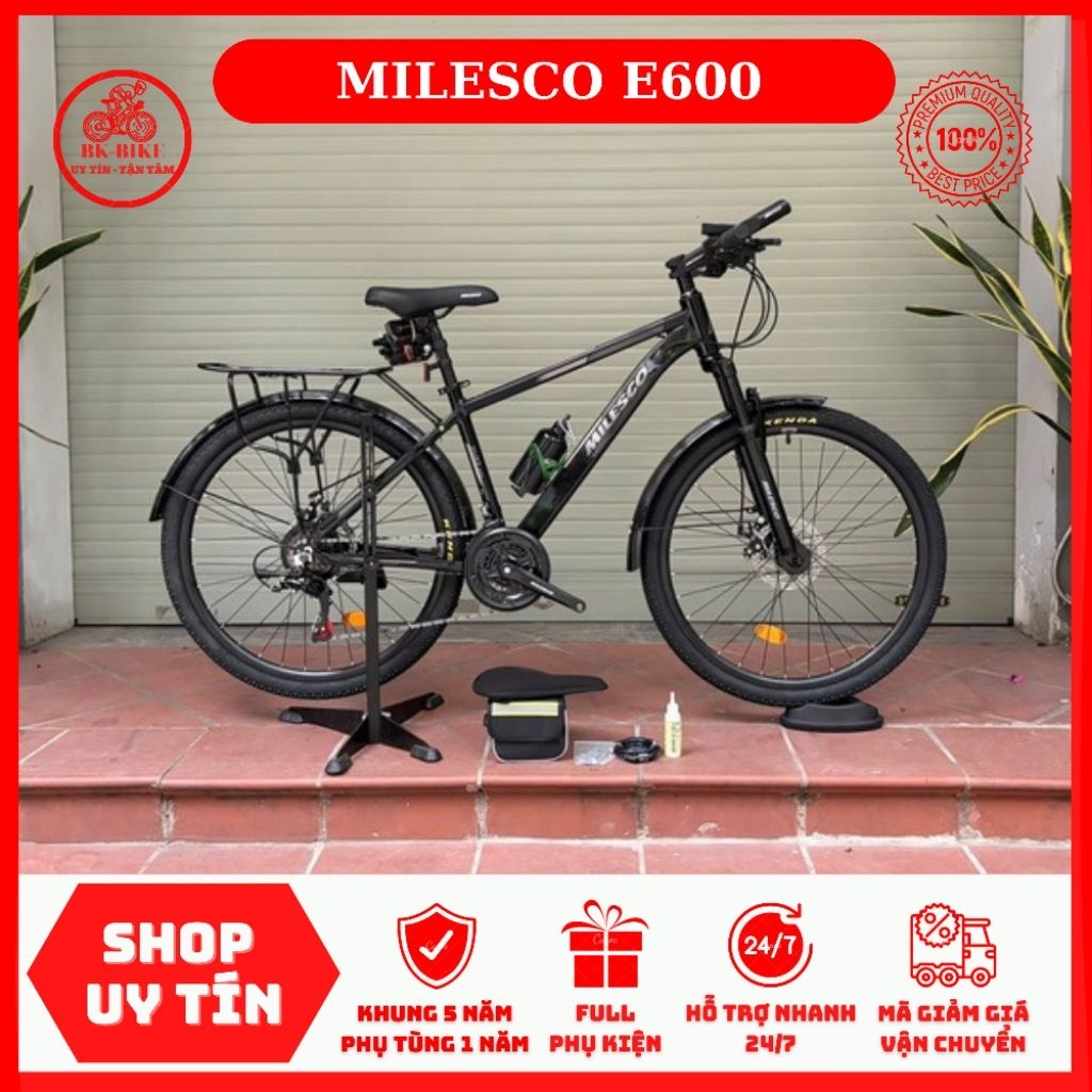 Xe Đạp MILESCO E600 • 9 món quà tặng
