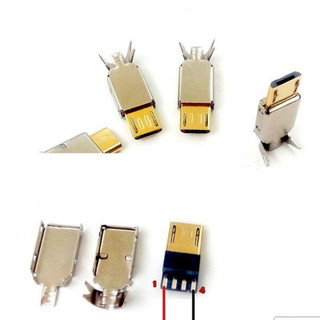 Jack USB Type C / Micro USB mạ vàng tặng kèm co nhiệt