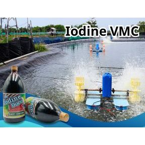1CHAI HÓA CHẤT THỦY SẢN VMC IODINE 9000 - DIỆT KHUẨN AO NUÔI
