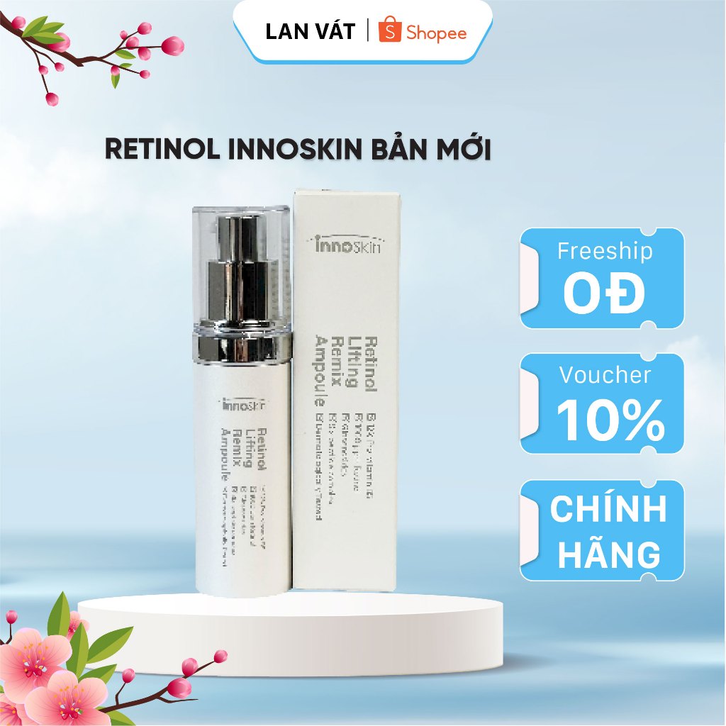 Tinh Chất Retinol Innoskin Lifting Remix Ampoule 30ml ( Mẫu Mới) Làm Chậm Lão Hóa, Cải Thiện Độ Đàn 