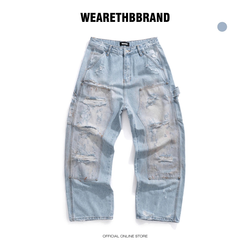 Quần jeans form ống suông “THBB CARPENTER HOMELESS” - [straight form] / THBBRAND.