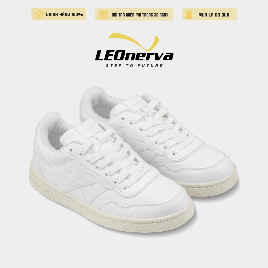 Giày Thể Thao Sneaker Unisex LEOnerva 808 VS2 - Trăng Full - bản Nâng Cấp - Đi Đúng Size