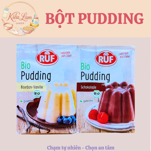 Bột Pudding Vani hữu cơ Bio Ruf gói 40g (mẫu mới)
