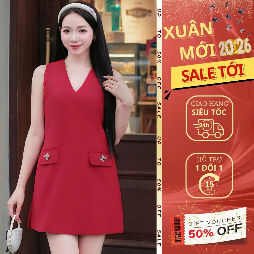 Set váy ngắn kèm quần nữ cổ V sát nách EMILI DESIGN đi tiệc sang trọng [T298]