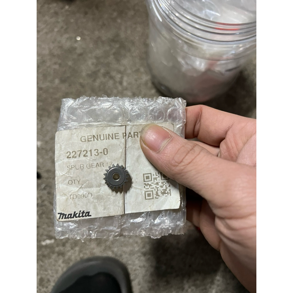 Nhông nhỏ máy vặn vít pin DTD157/ TD090/ TD110 Makita (227213-0)