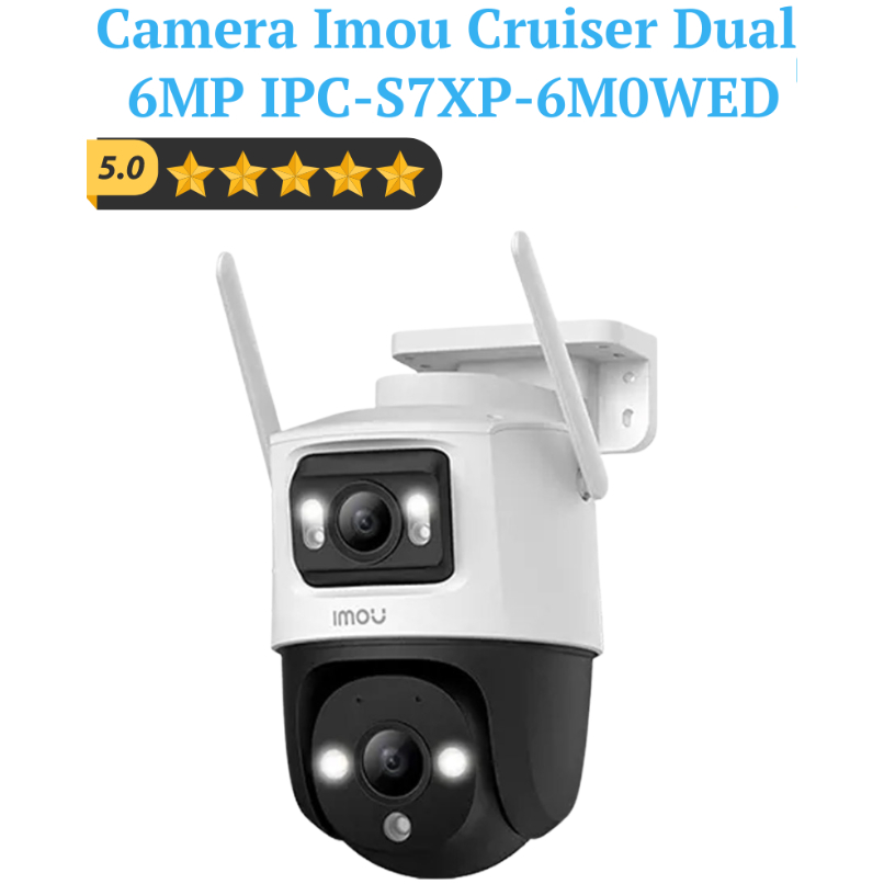 Camera Imou Cruiser Dual 2 Mắt PTZ Ngoài Trời 6MP IPC-S7XP-6M0WED