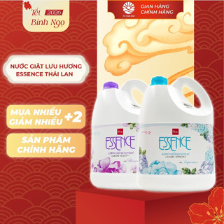 [Ưu Đãi Tết - Rẻ Hơn Với Can 3,5L]  Nước Giặt Lưu Hương Đậm Đặc Thái Lan Essence - Xanh:Impression | Tím:Blossom