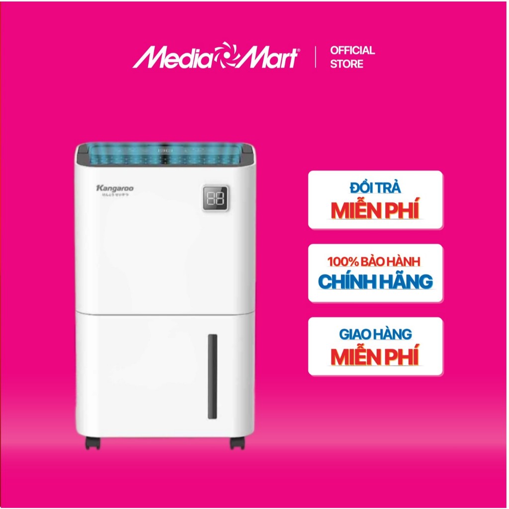[MEDIAMART] - Máy hút ẩm điện tử 16L Kangaroo KGDH16 - FREESHIP,Bảo hànhchínhhãng