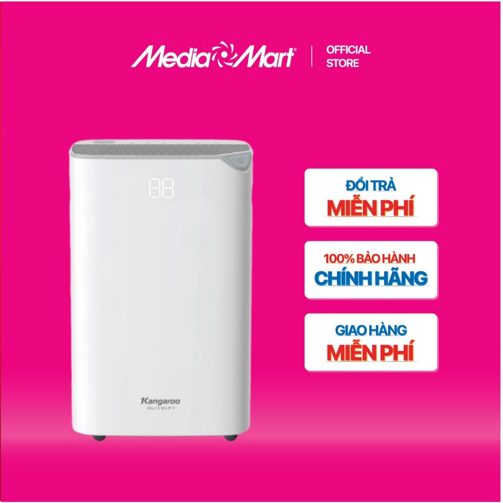 [MEDIAMART] - Máy hút ẩm điện tử 20L Kangaroo KGDH20 - FREESHIP,Bảo hànhchínhhãng
