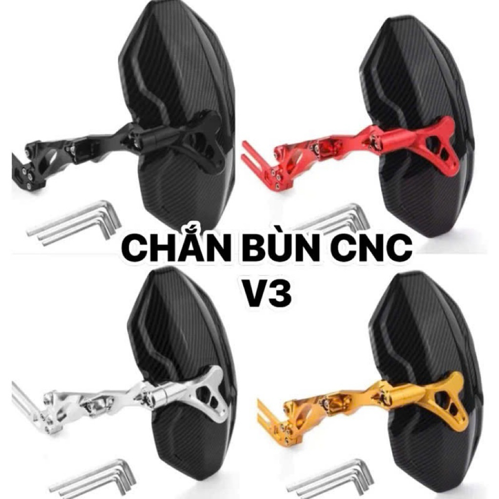 V3) Dè Chắn Bùn Tấm Chắn Bùn Vân Carrbon Thế Hệ V3