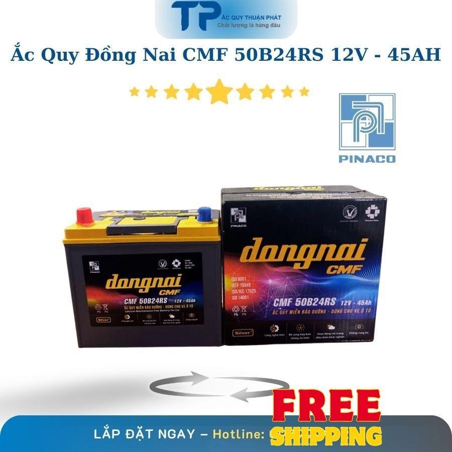 Ắc Quy Đồng Nai CMF 50B24RS 12V - 45AH cọc lớn chuyên dùng xe VinFast