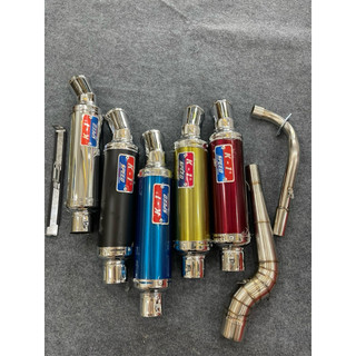 Full combo pô K-1 Kèm cổ pô 2 khúc 5 màu- phụ kiện xe máy