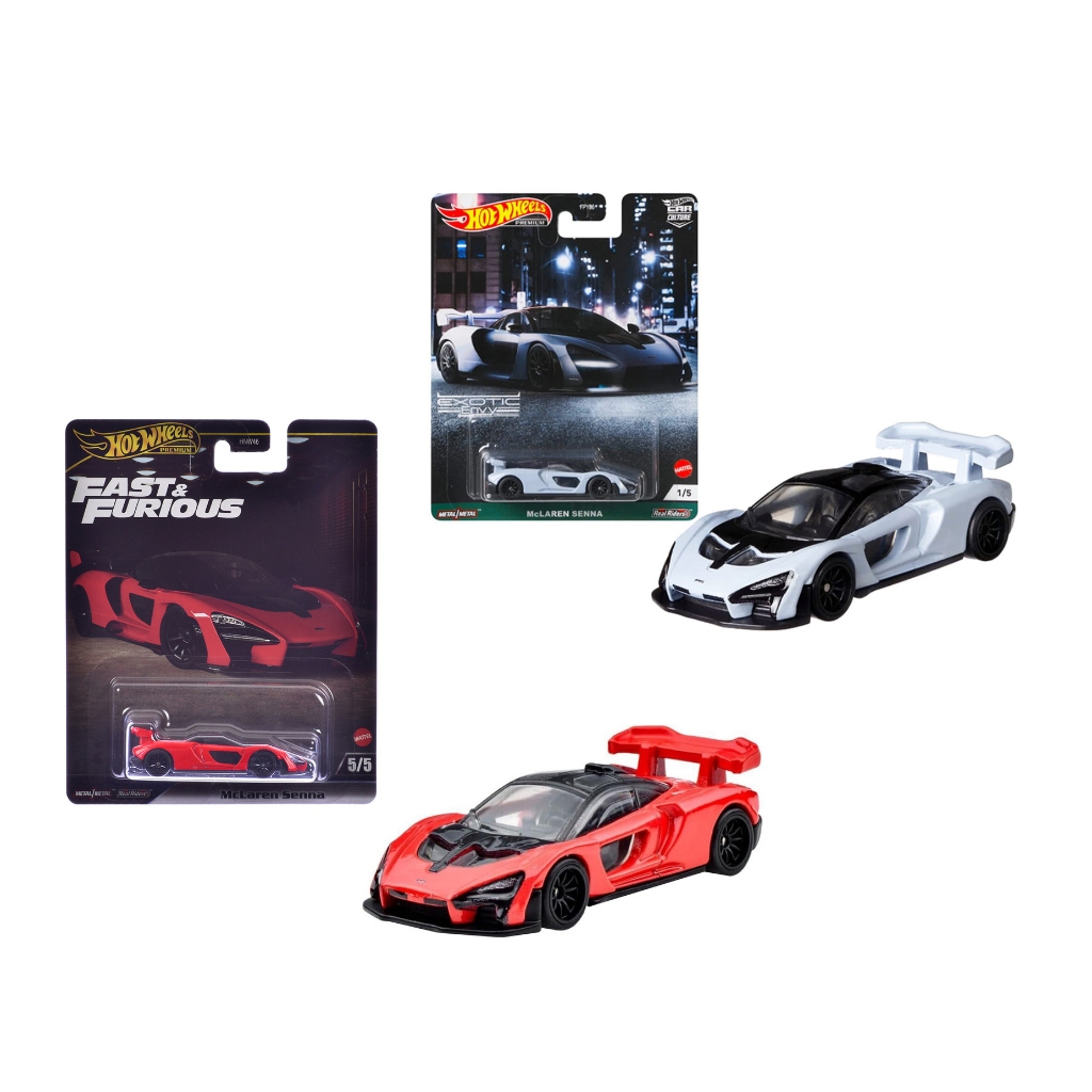 Xe mô hình Hot Wheels McLaren Senna đỏ