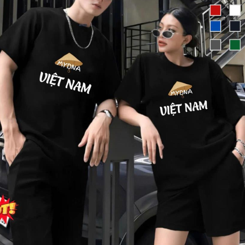 Áo phông thun đen chất cotton su  mát  nam nữ tay lỡ form rộng unisex ut